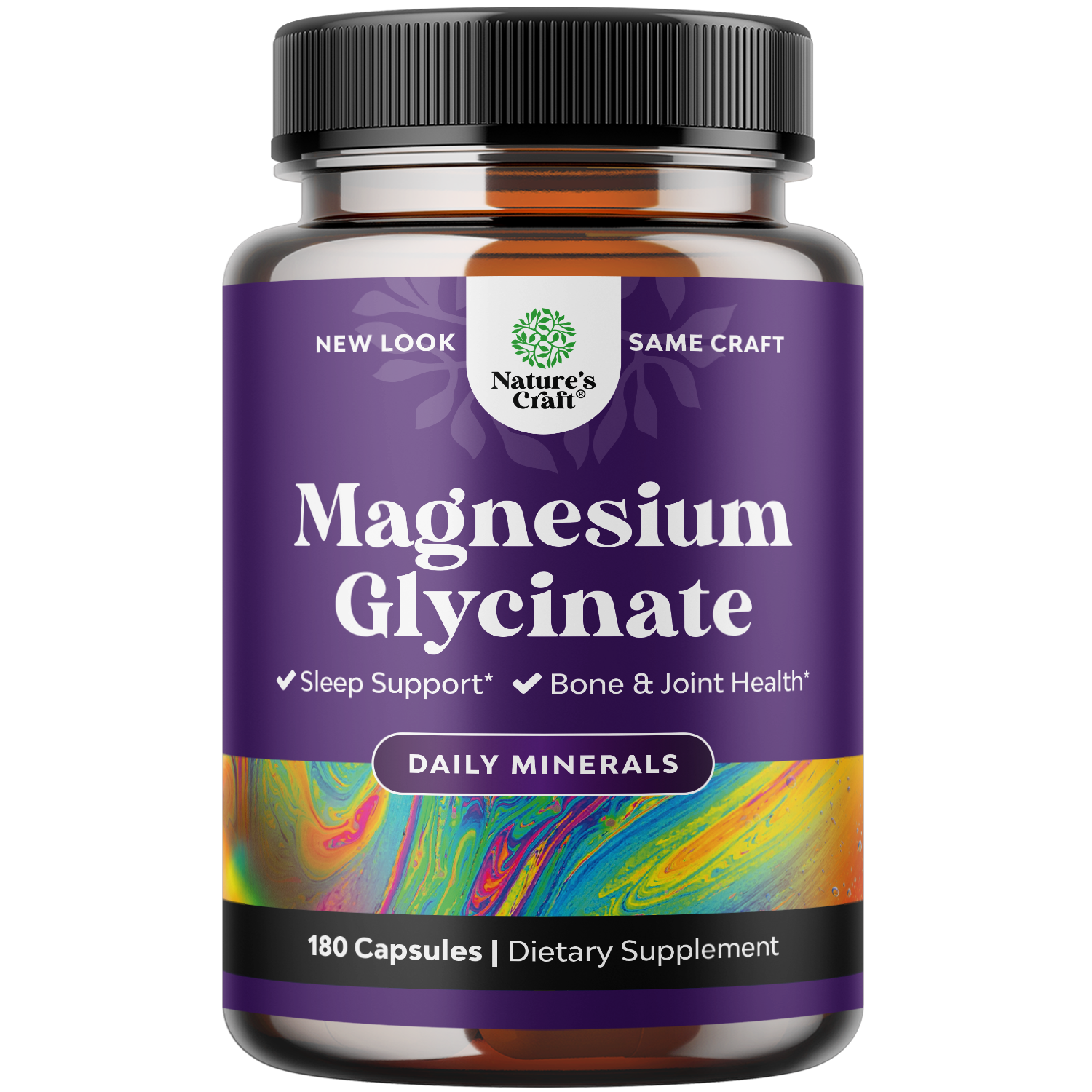 Magnesium Glycinate 400mg per serving - 180 Capsules