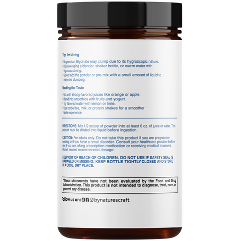 "COMING SOON" Nature's Craft Basics - Magnesium Glycinate Powder