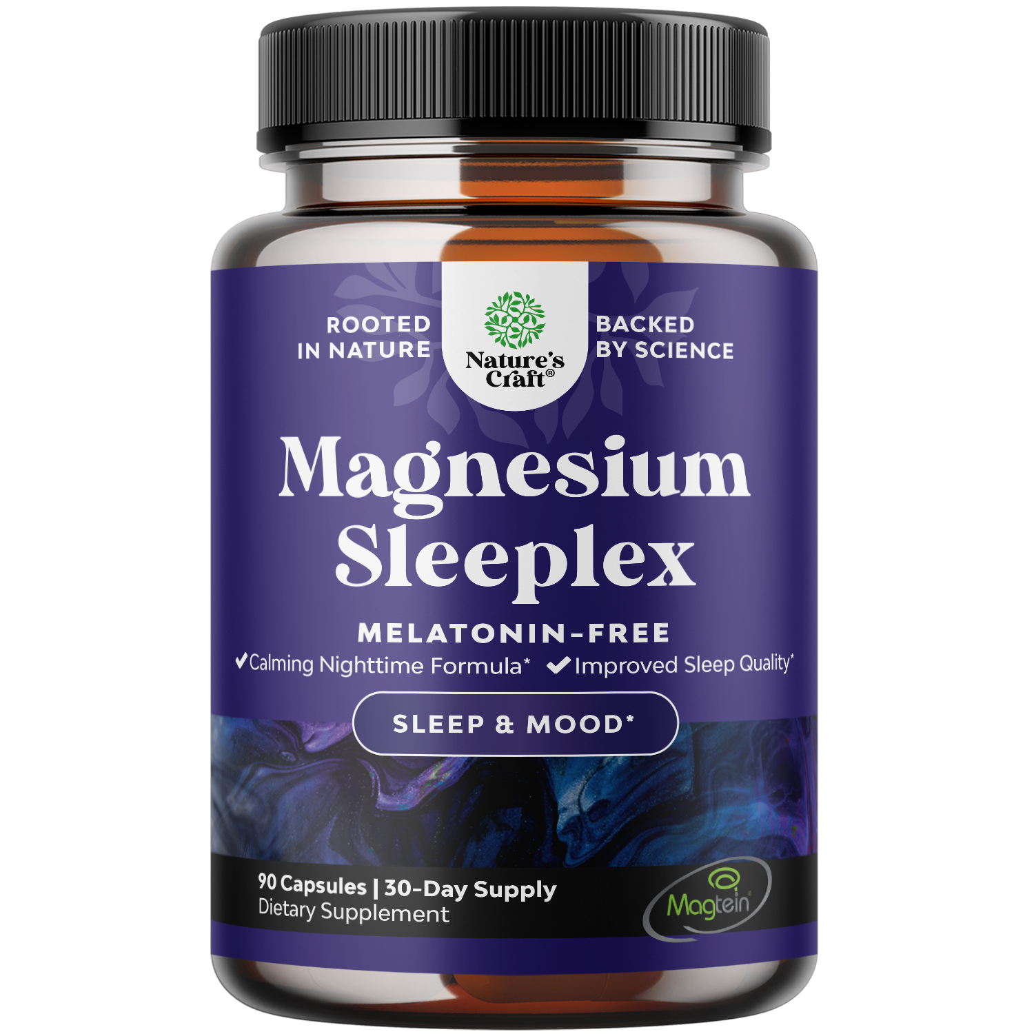 Magnesium Sleeplex 1000mg (Magtein) per serving - 90 Capsules