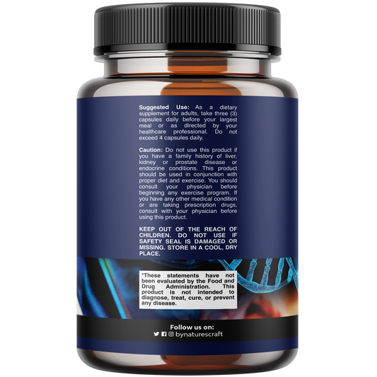 Fertility Booster for Males - 180 Capsules - Nature's Craft