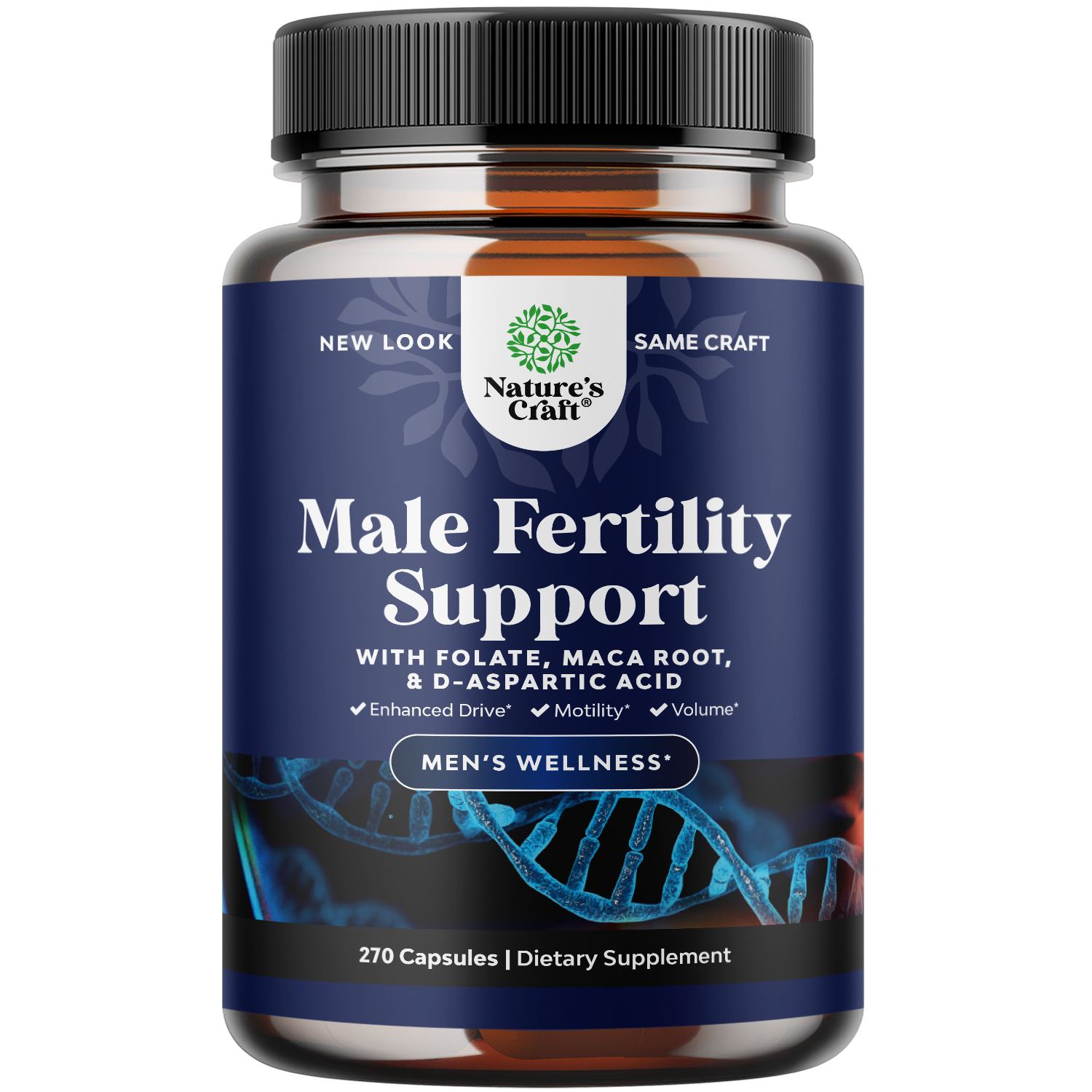 Fertility Booster for Males - 270 Capsules - Nature's Craft