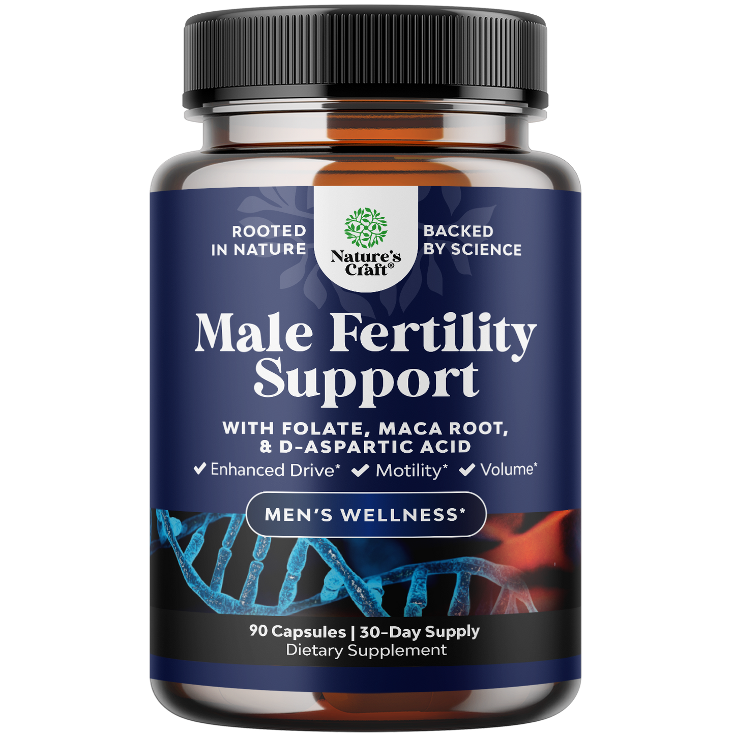 Fertility Booster for Males - 90 Capsules - Nature's Craft