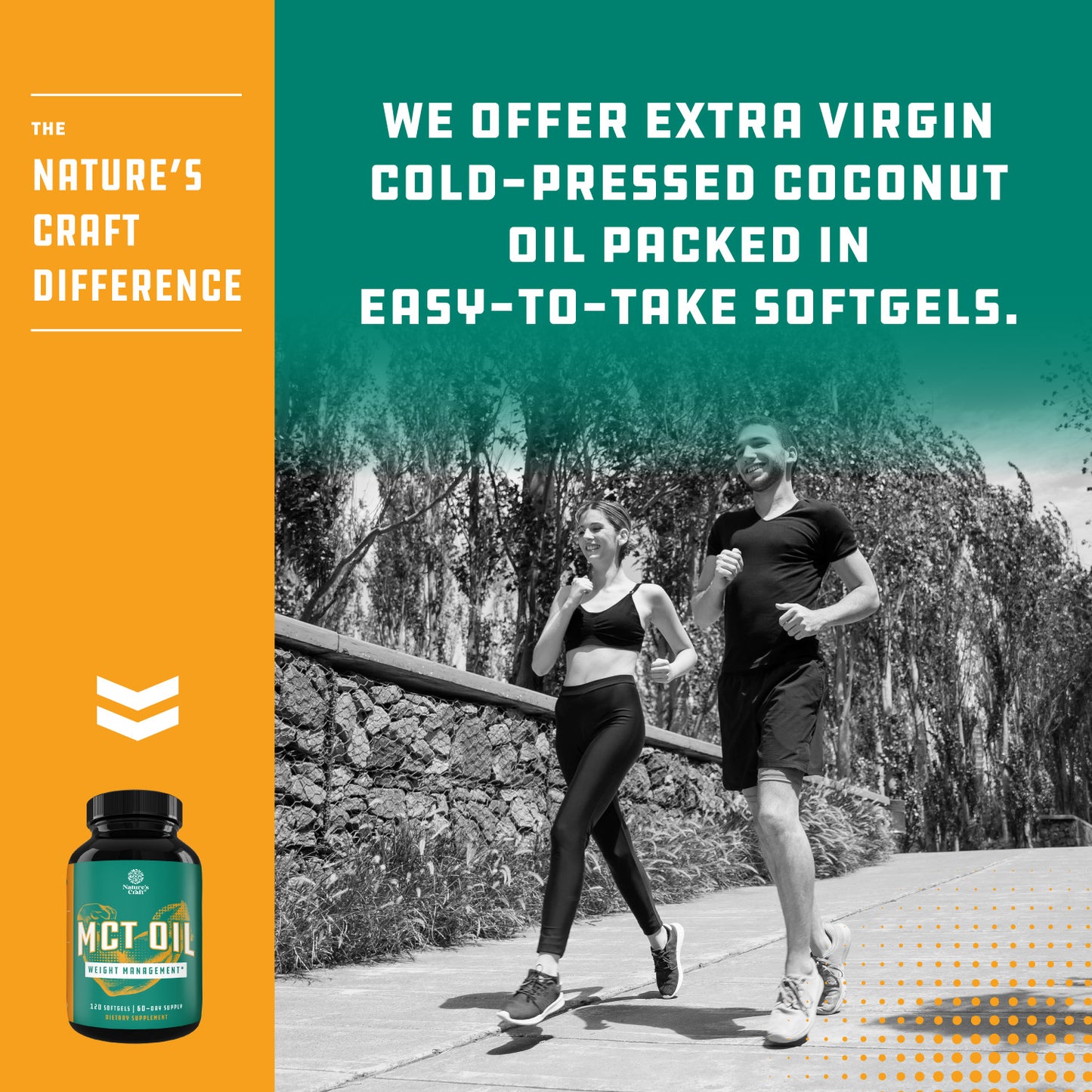 MCT Oil - 120 Softgels - Nature's Craft