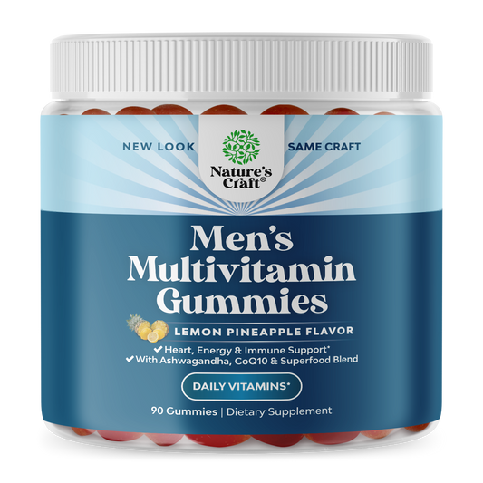 Men's Multivitamin Gummies - Lemon Pineapple flavor