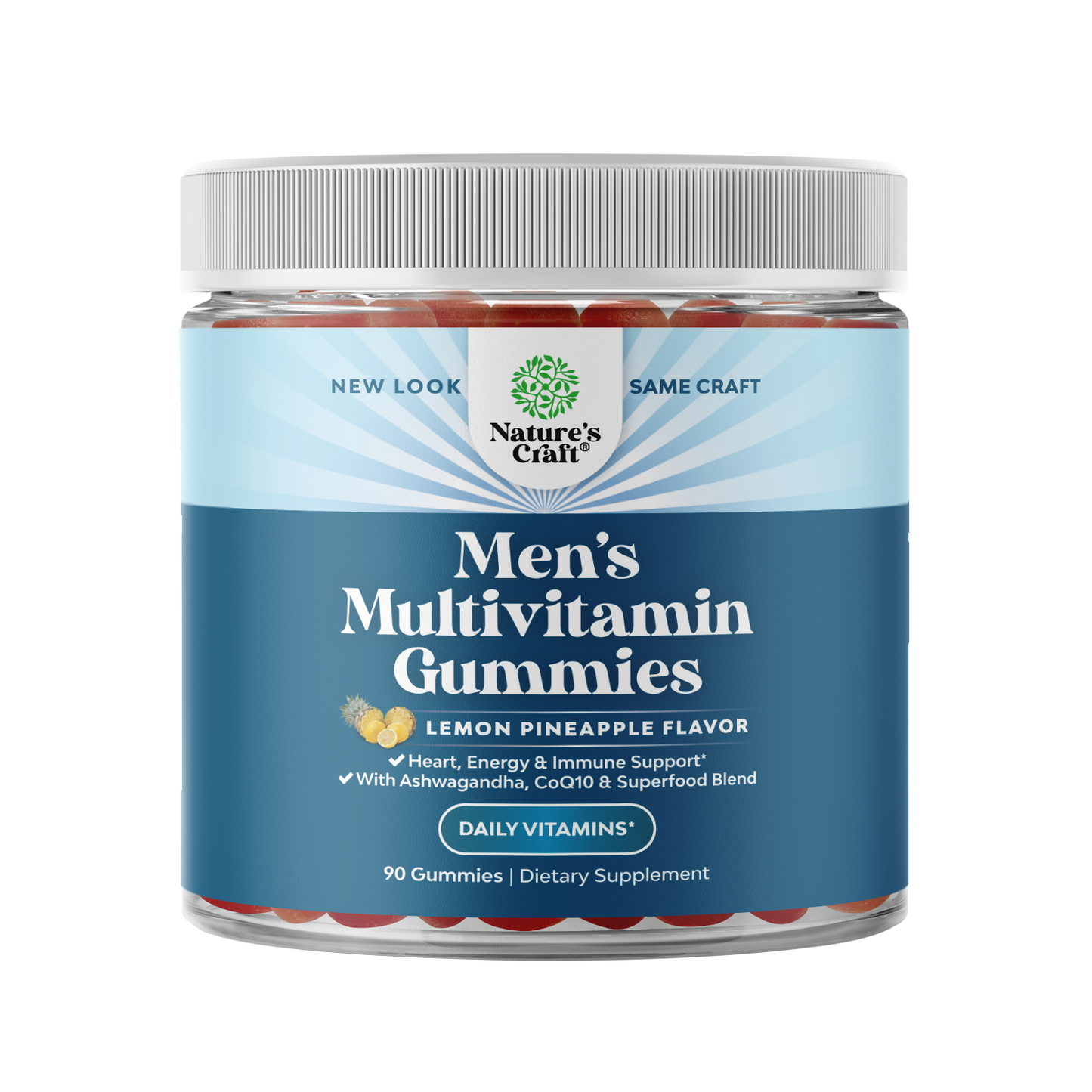 Mens Multivitamin Gummies - 90 Gummies 2pack - Nature's Craft