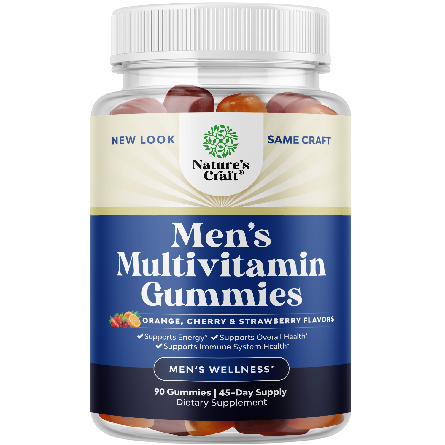Multivitamin for Men - 90 Gummies - Nature's Craft