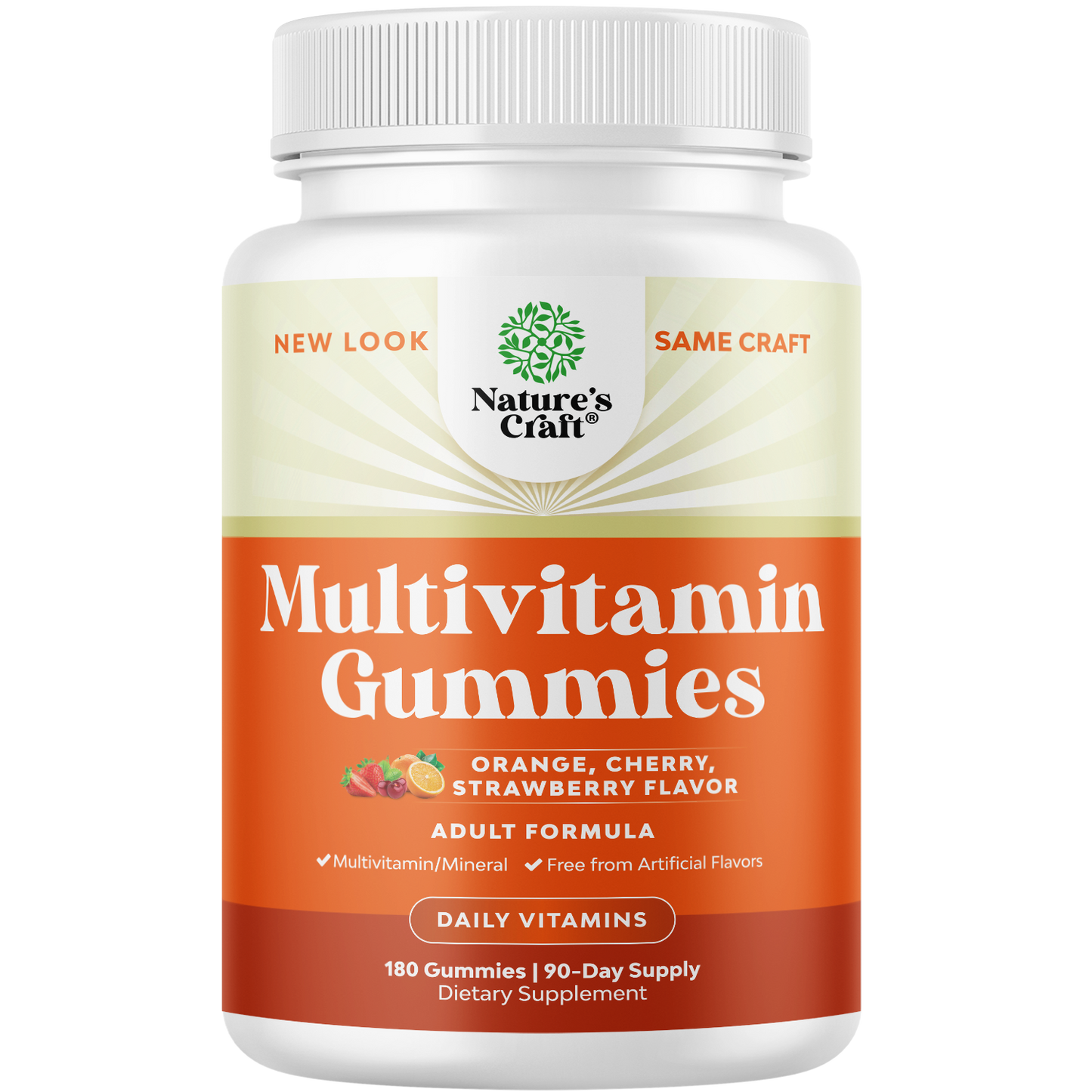 Multivitamin for Adults - 180 Gummies - Nature's Craft
