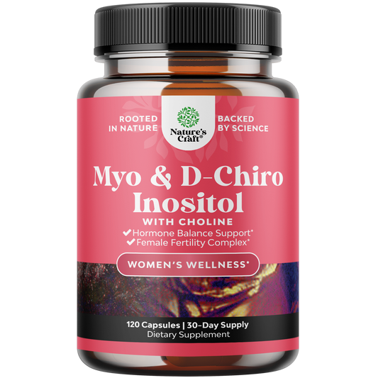 Myo & D-Chiro Inositol - 120 Capsules - Nature's Craft