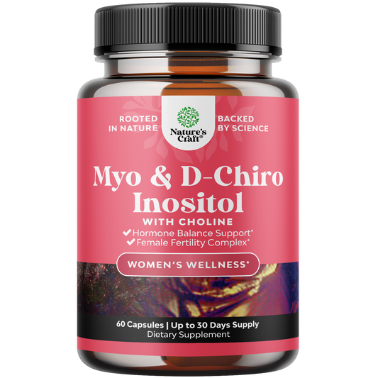 Myo & D-Chiro Inositol - 60 Capsules - Nature's Craft