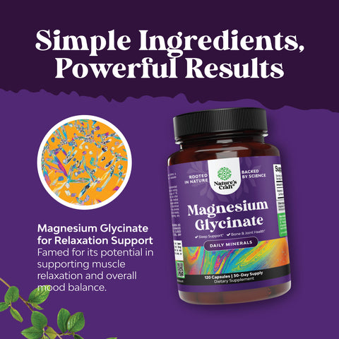 Magnesium Glycinate 400mg per serving