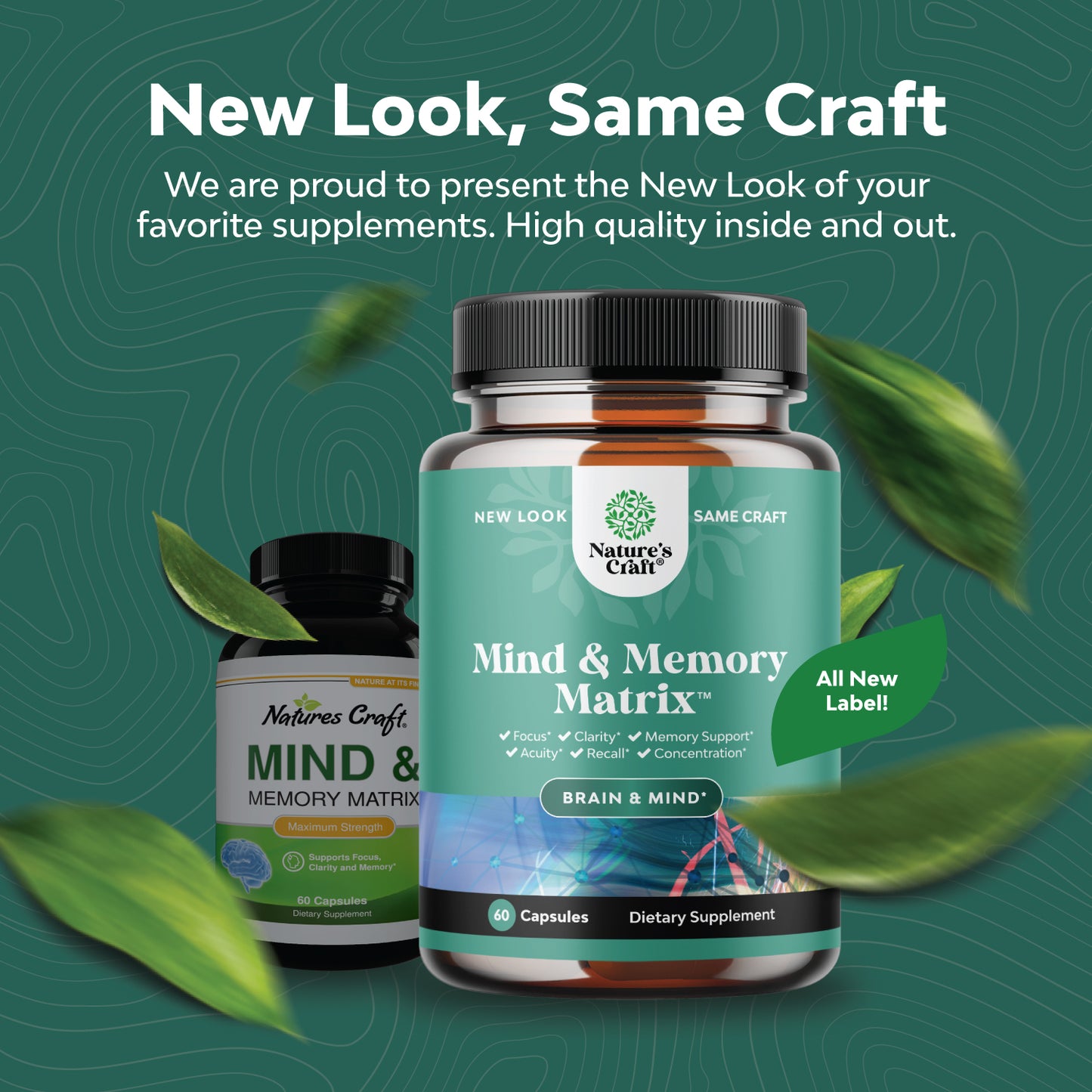 Mind & Memory Matrix - 60 Capsules - Nature's Craft