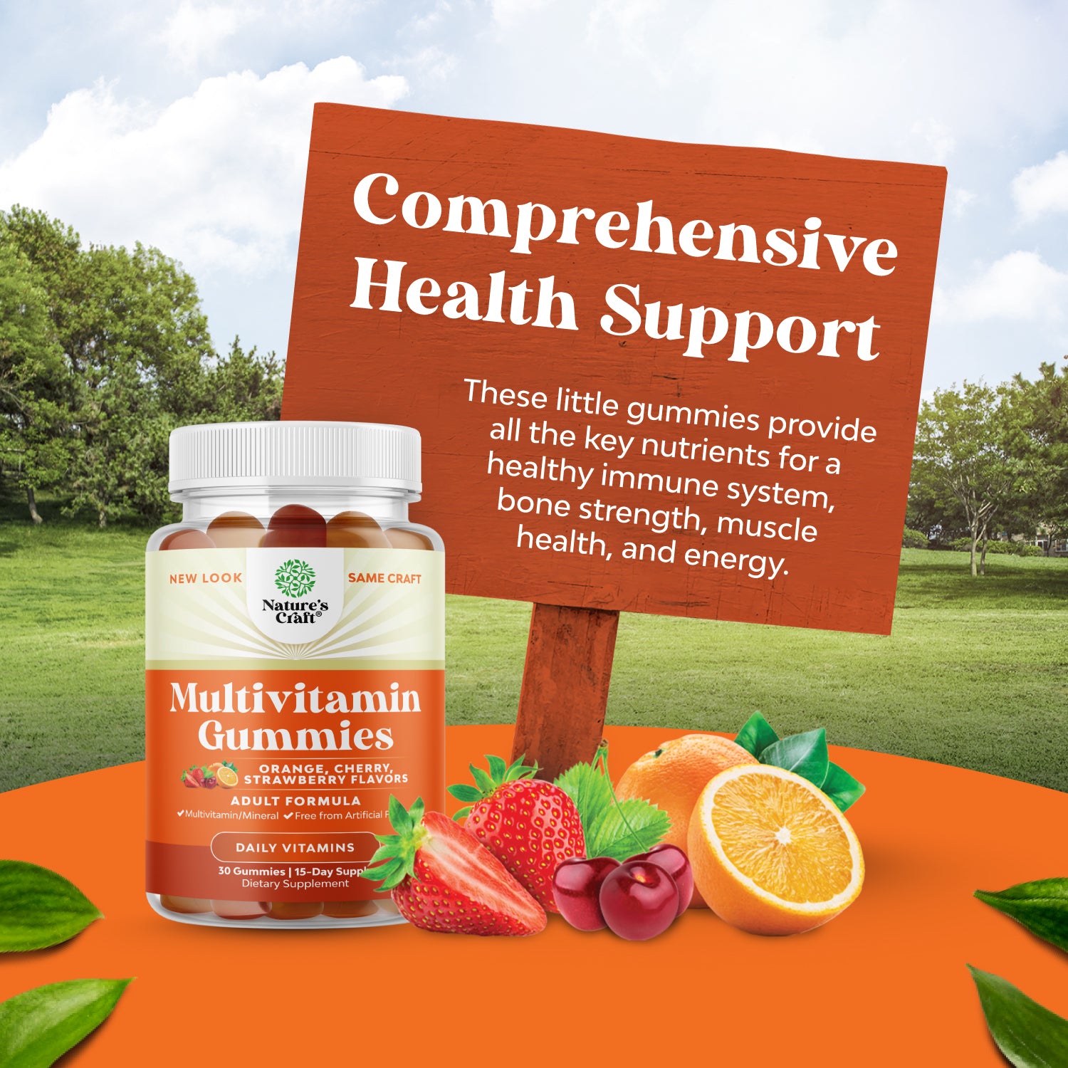Multivitamin for Adults - 30 Gummies - Nature's Craft