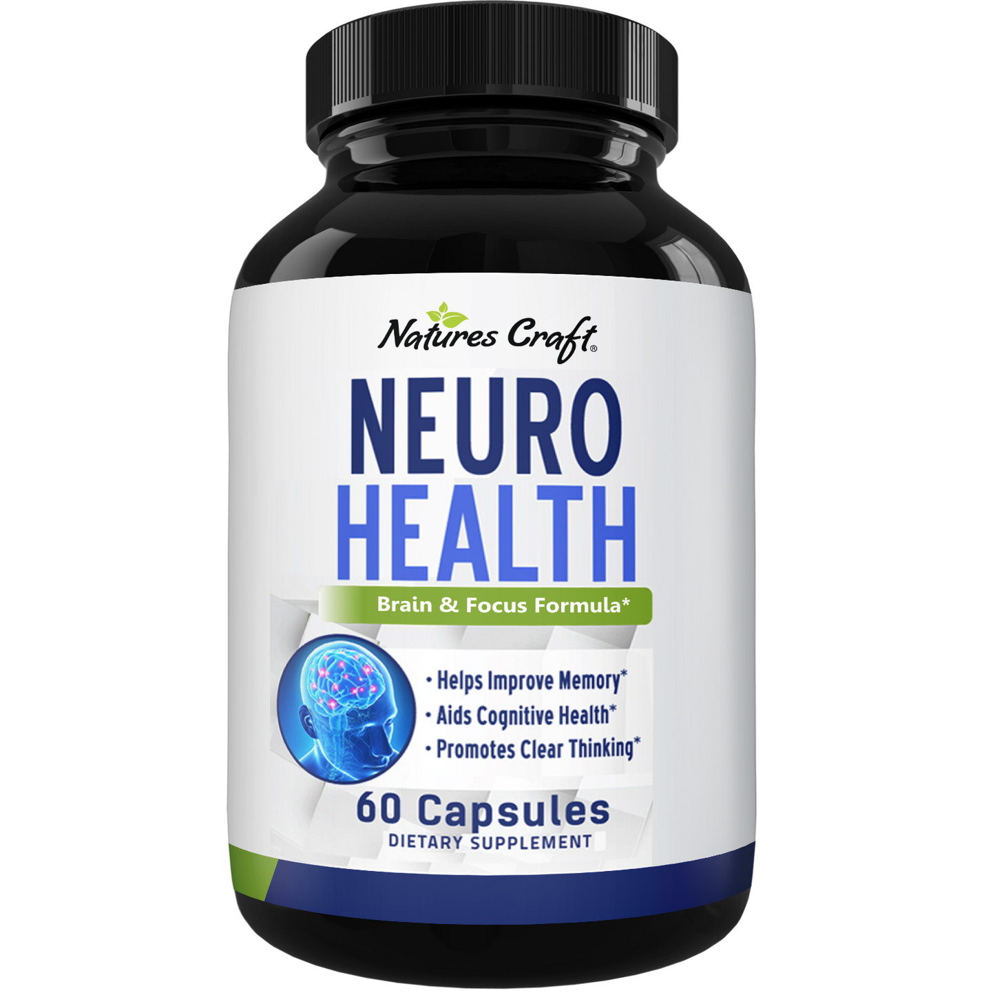 Neuro Health Brain and Focus Formula - 60 Capsules