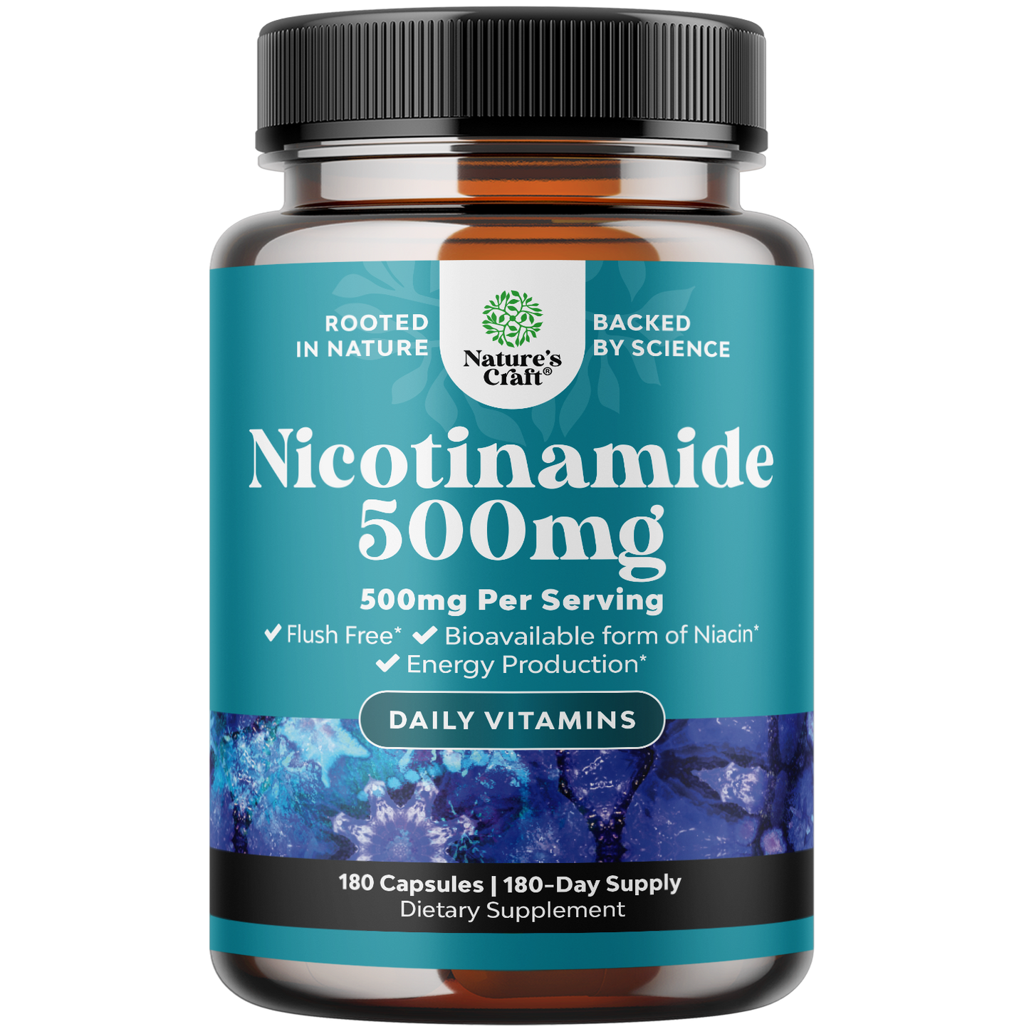 Nicotinamide 500mg - 180 Capsules