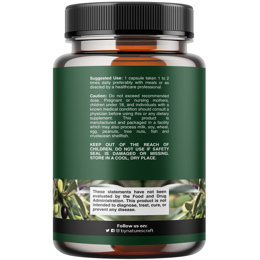 Olive Leaf Extract 750mg per serving