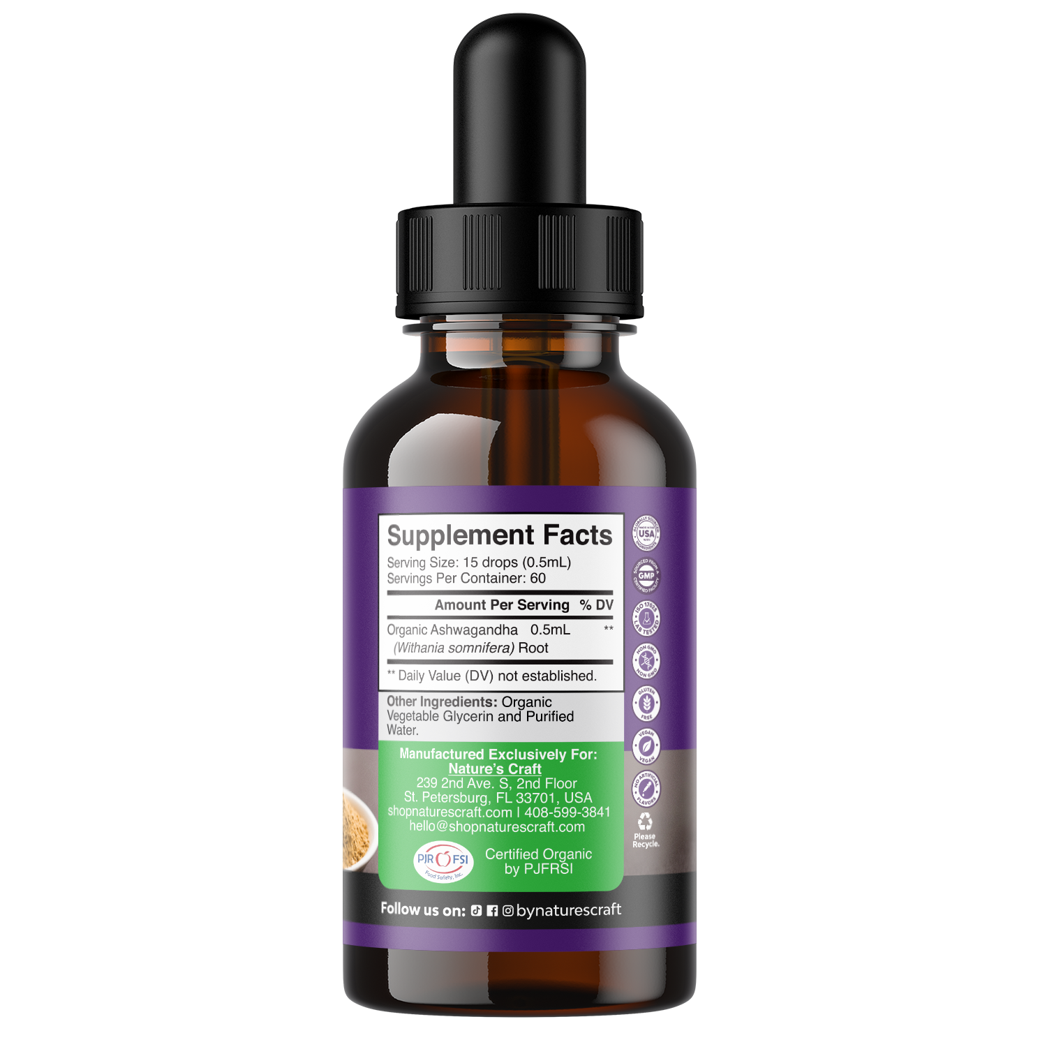 Organic Ashwagandha Drops