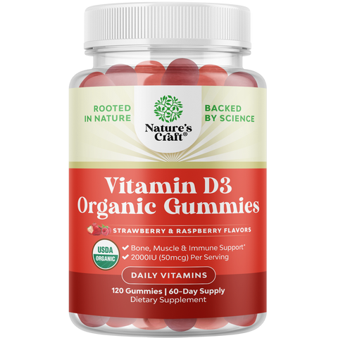 Vitamin D3 Organic Gummies 2000IU per serving