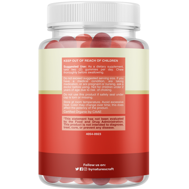 Vitamin D3 Organic Gummies 2000IU per serving