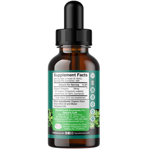 Organic Oil of Oregano Drops