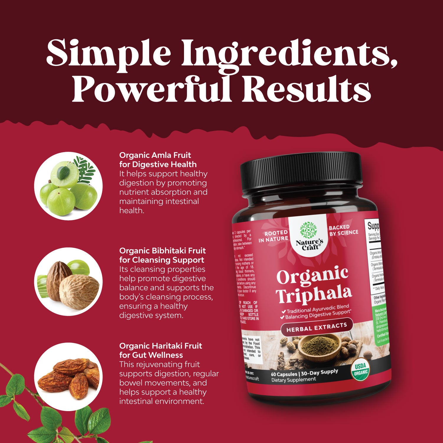 Organic Triphala