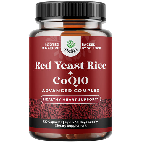 Red Yeast Rice + CoQ10 1200mg per serving