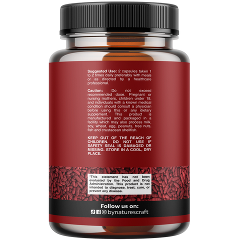Red Yeast Rice + CoQ10 1200mg per serving
