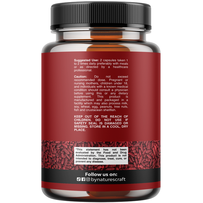 Red Yeast Rice + CoQ10 1200mg per serving