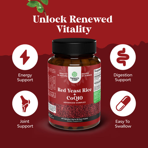 Red Yeast Rice + CoQ10 1200mg per serving