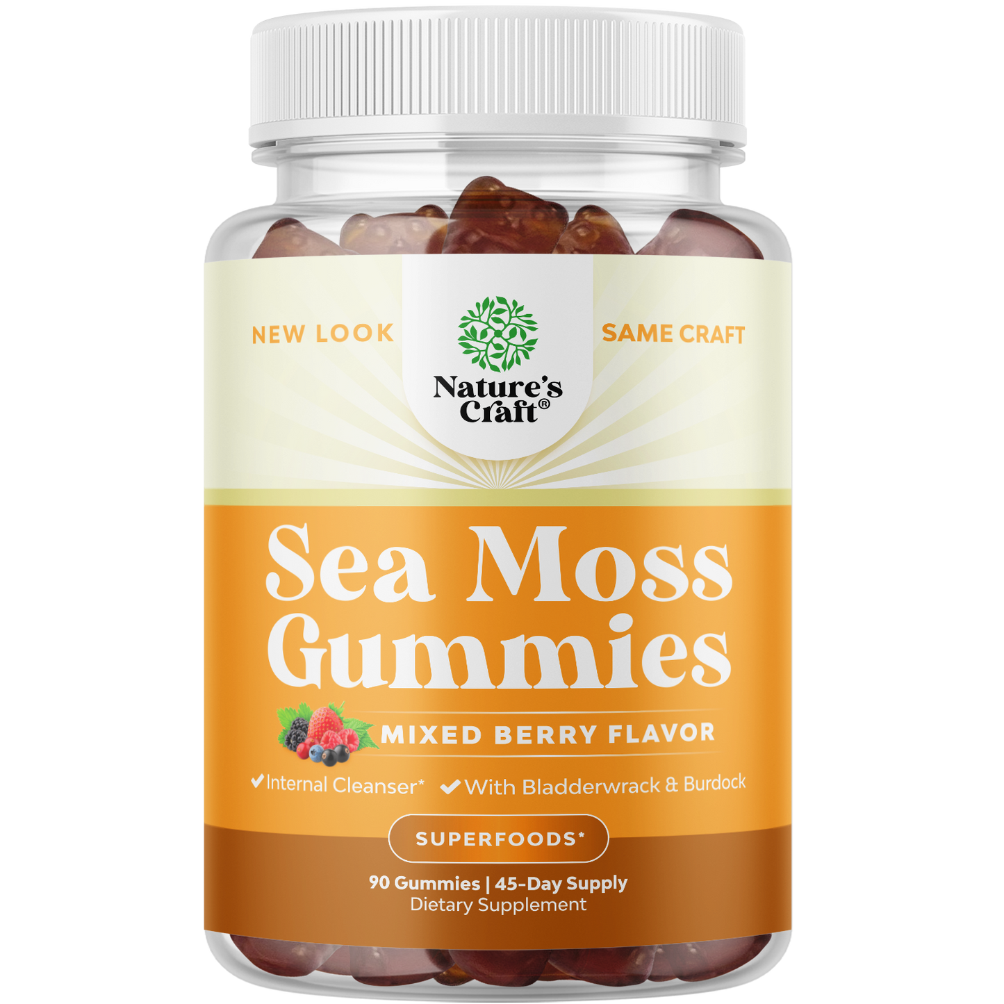 Sea Moss - 90 Gummies - Nature's Craft