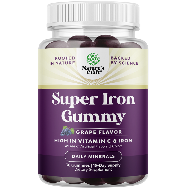 Super Iron Gummy 45mg per serving