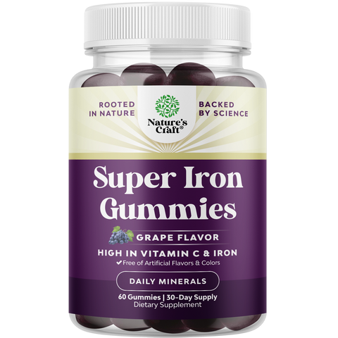 Super Iron Gummy 45mg per serving