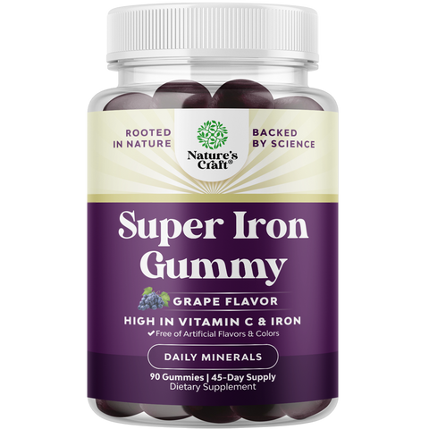 Super Iron Gummy 45mg per serving