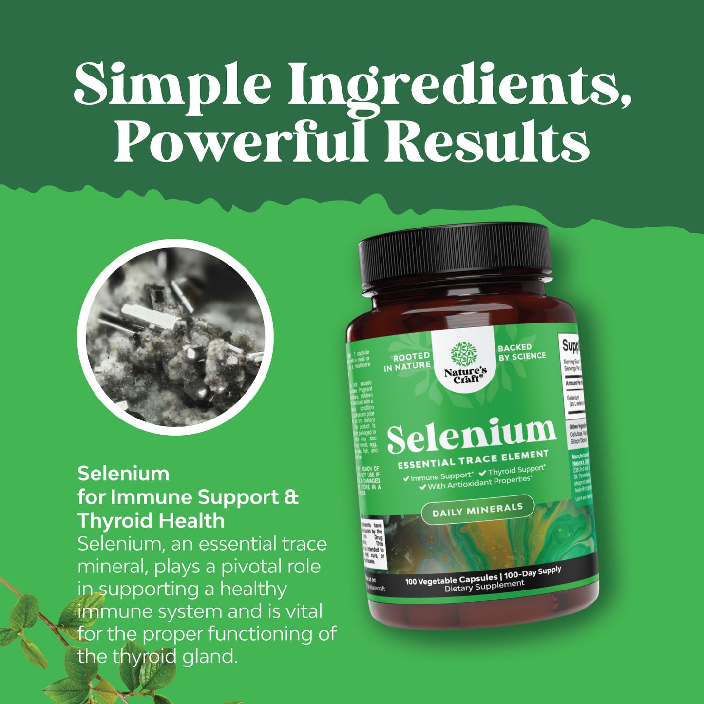 Selenium - 100 Vegetable Capsules