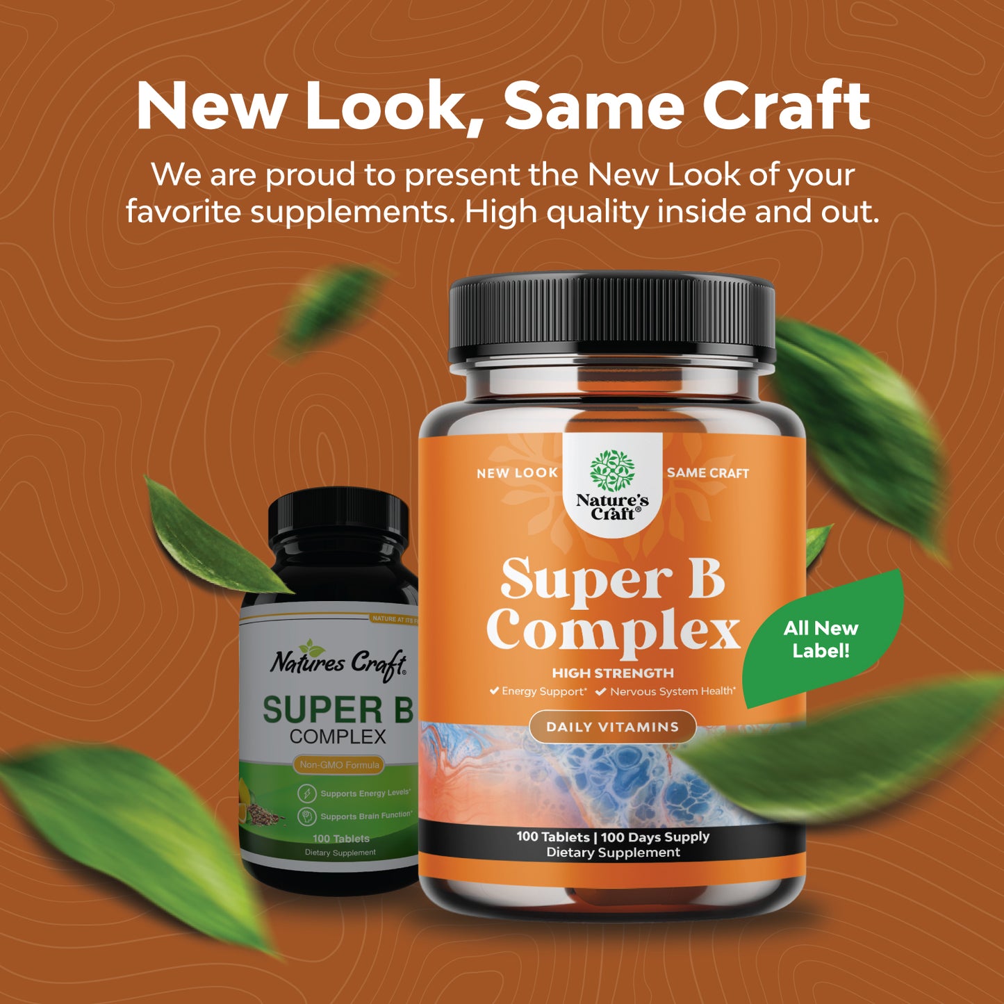 Super B Complex - 100 Tablets - Nature's Craft