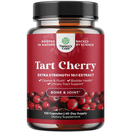 Tart Cherry Extract - 120 Capsules - Nature's Craft