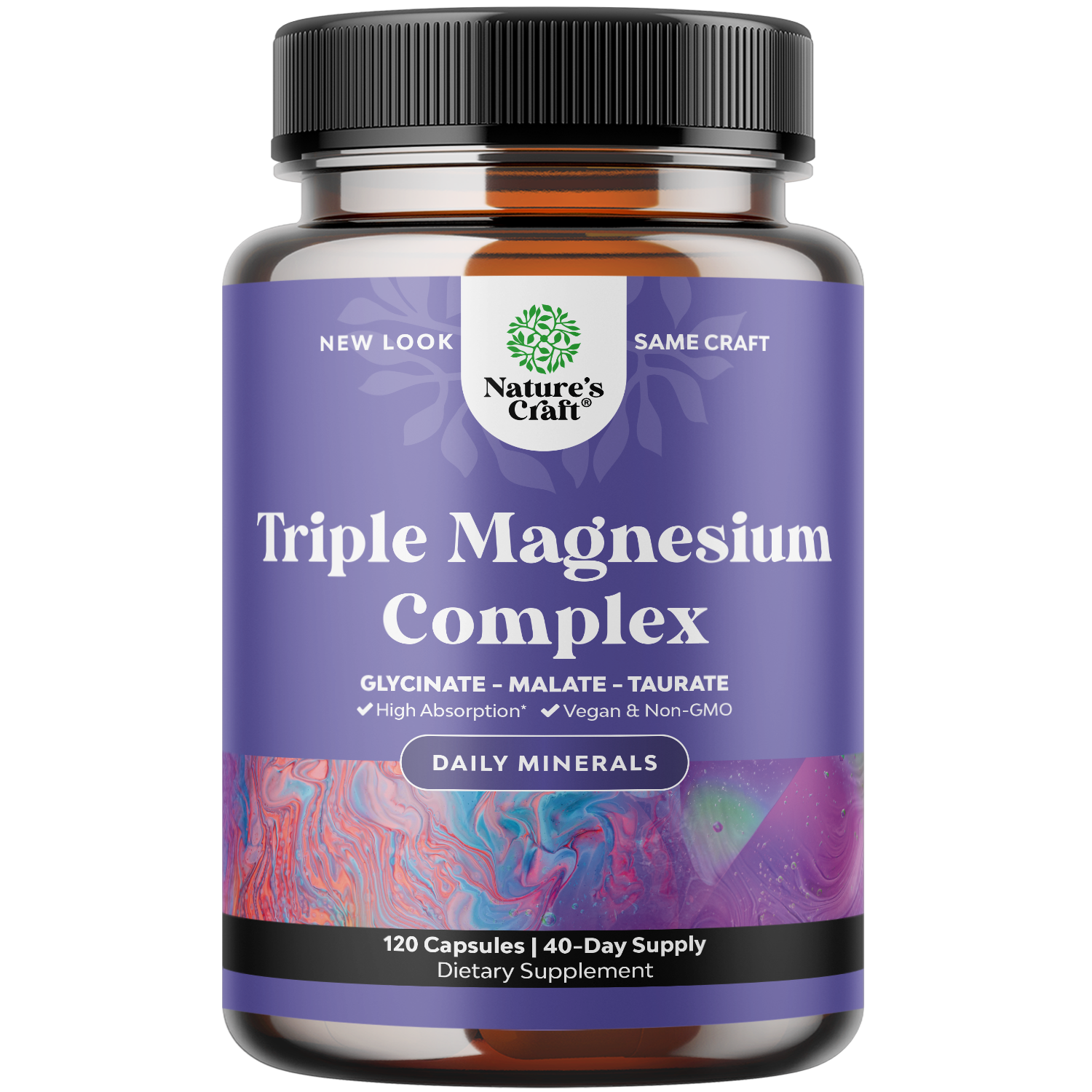 Triple Magnesium Complex - 120 Capsules - Nature's Craft