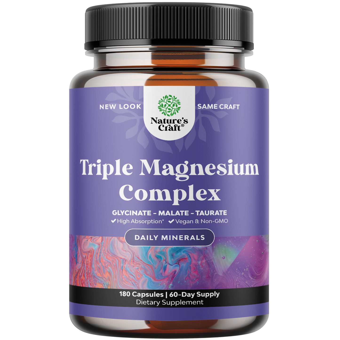 Triple Magnesium Complex - 180 Capsules - Nature's Craft