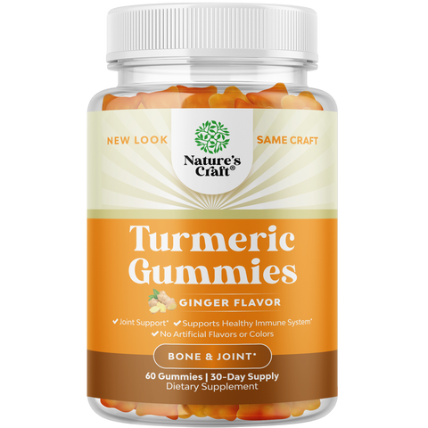 Turmeric for Adults - 60 Gummies - Nature's Craft