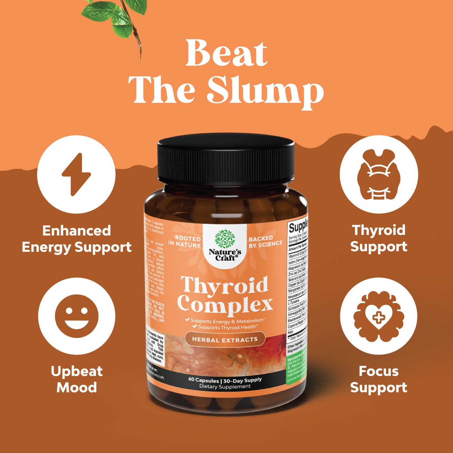 Thyroid Complex - 60 Capsules - Nature's Craft