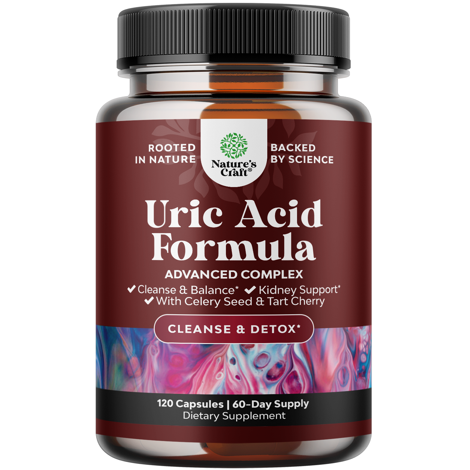 Uric Acid Formula - 120 Capsules - Nature's Craft