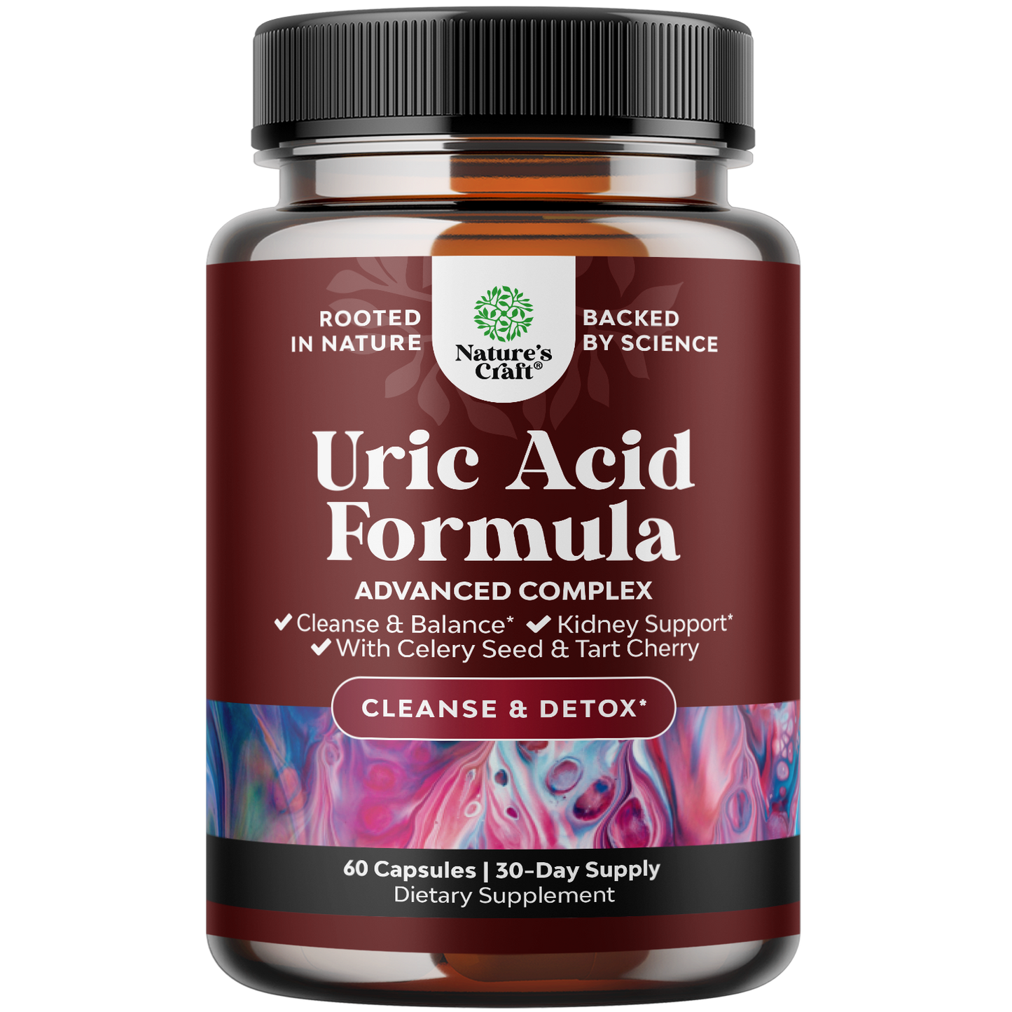 Uric Acid Formula - 60 Capsules - Nature's Craft