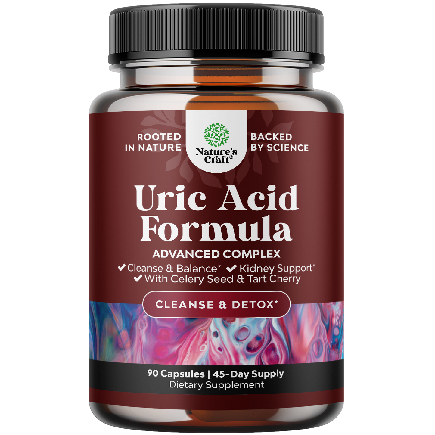 Uric Acid Formula - 90 Capsules - Nature's Craft