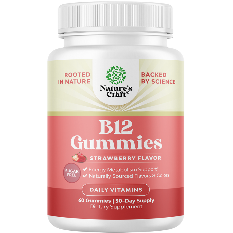 B12 Vitamin Gummies | B12 Gummies Supplements | Nature's Craft