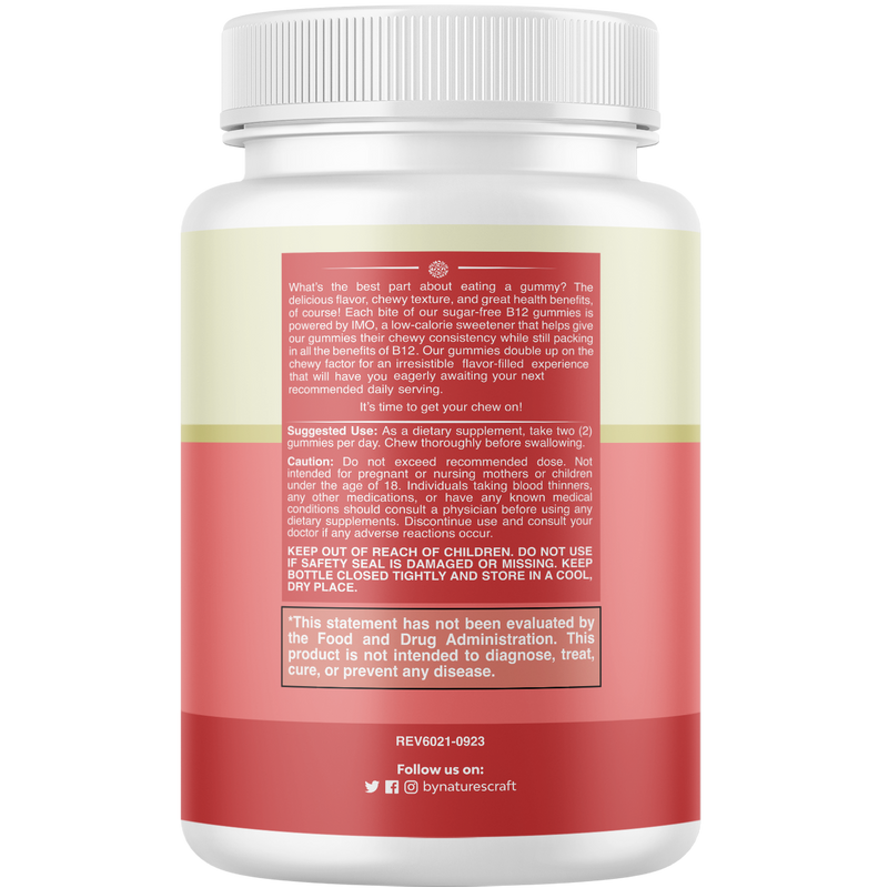 B12 Vitamin Gummies | B12 Gummies Supplements | Nature's Craft