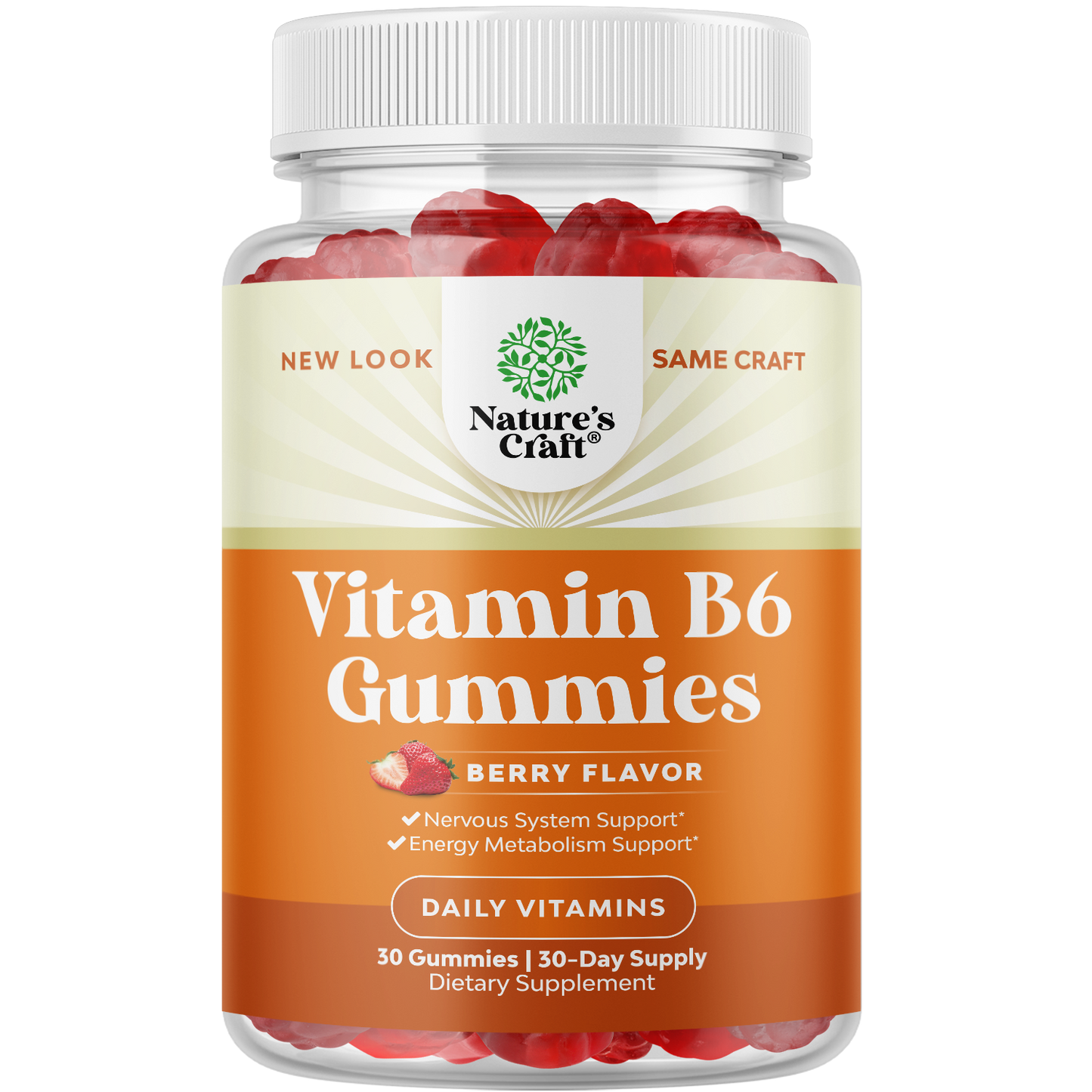 Vitamin B6 Gummies - 30 Gummies