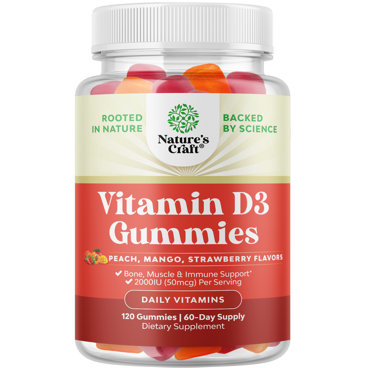 Vitamin D3 Gummies 2000IU per serving