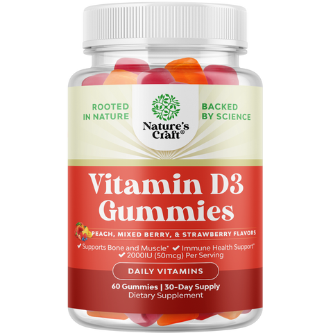 Vitamin D3 Gummies 2000IU per serving