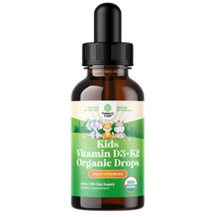 Kids Vitamin D3 + K2 Organic Drops