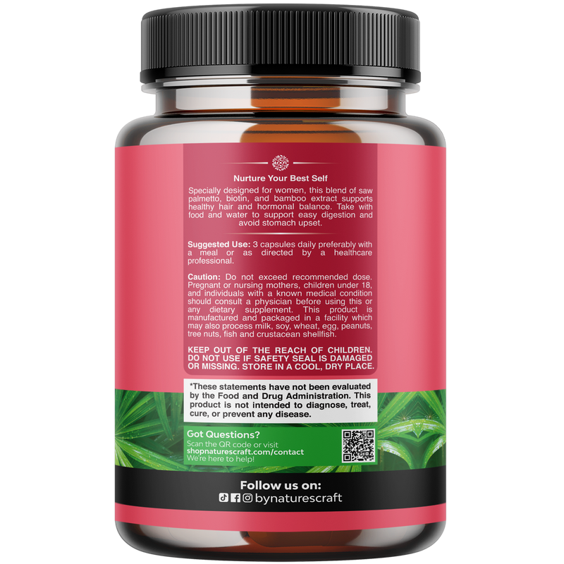 Women's Saw Palmetto 500mg per serving