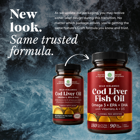 Cod Liver Oil 1000mg per serving